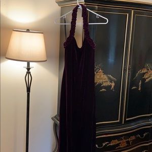 Purple vintage evening dress